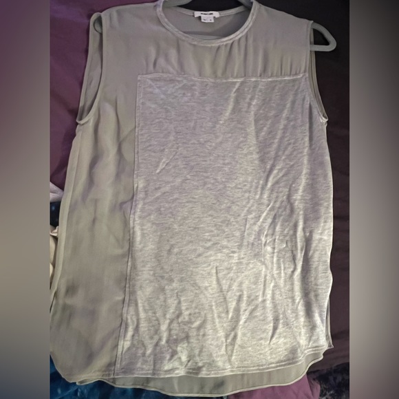 Helmut Lang semi sheer front/full sheer back shirt. - Picture 1 of 3